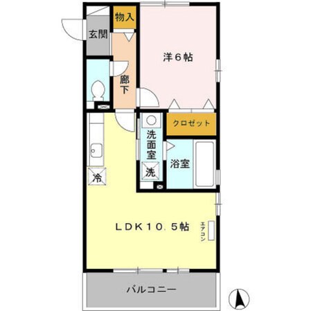 Ｍ’ｓハイムの物件間取画像